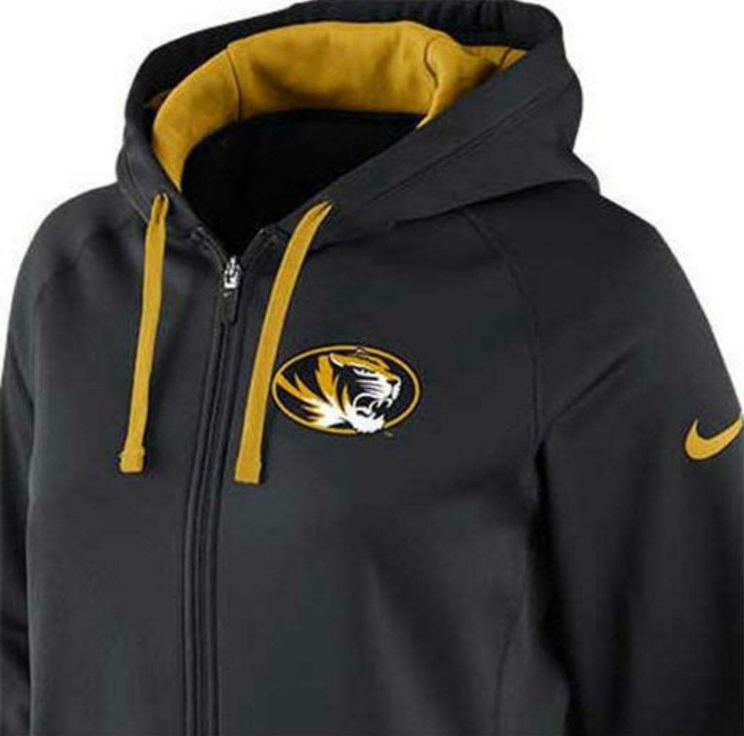 Nike Women's Missouri Tigers Sideline Full-Zip Hoodie Black Medium - Thumbnail 2