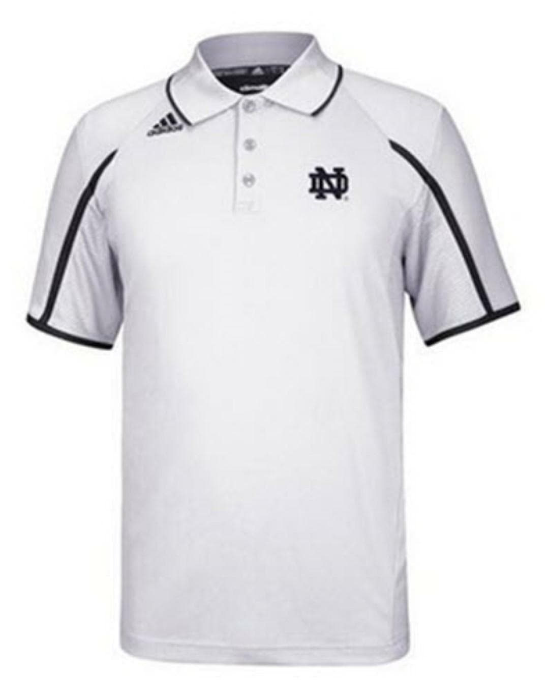 Adidas Men's Notre Dame Fighting Irish Coaches Sideline Polo MSRP $65 Medium - Thumbnail 3