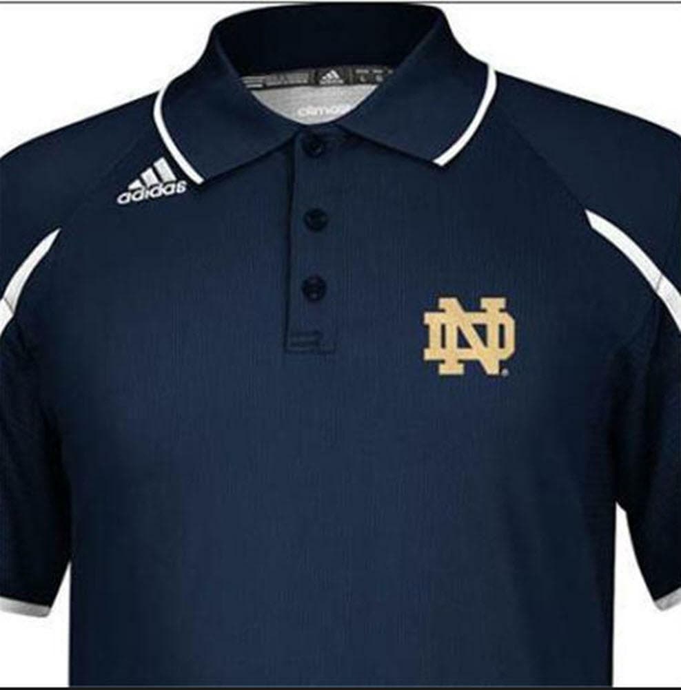 Adidas Men's Notre Dame Fighting Irish Coaches Sideline Polo MSRP $65 Medium - Thumbnail 8