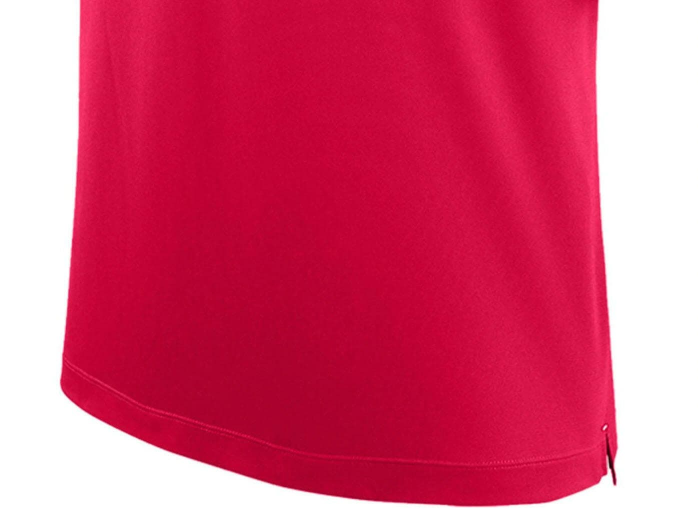 J.America Men's Wisconsin Badgers Polyester Short Sleeve Spector Polo Red M - Thumbnail 3