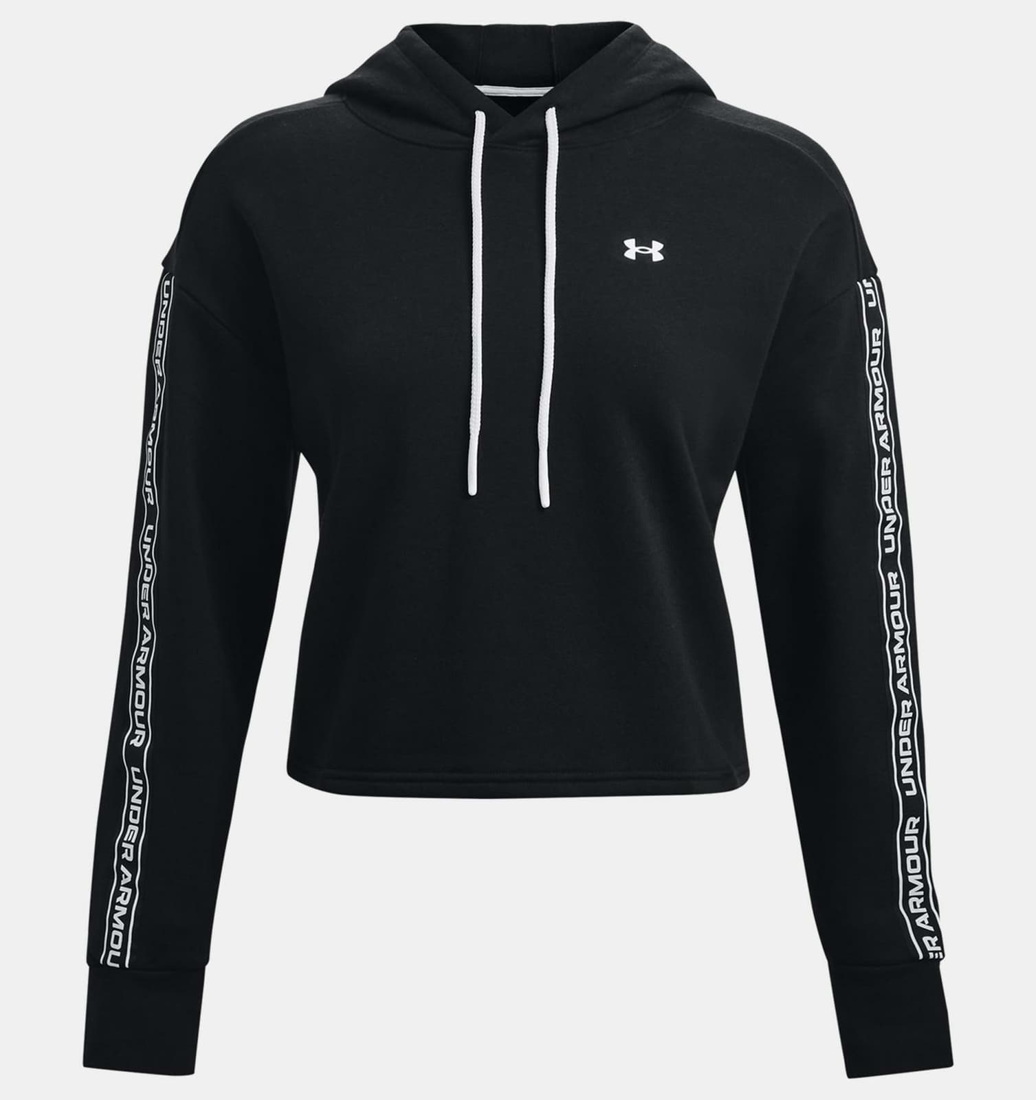 Under Armour Women's UA Rival Fleece Pullover Hoodie Black X-Large - Thumbnail 6