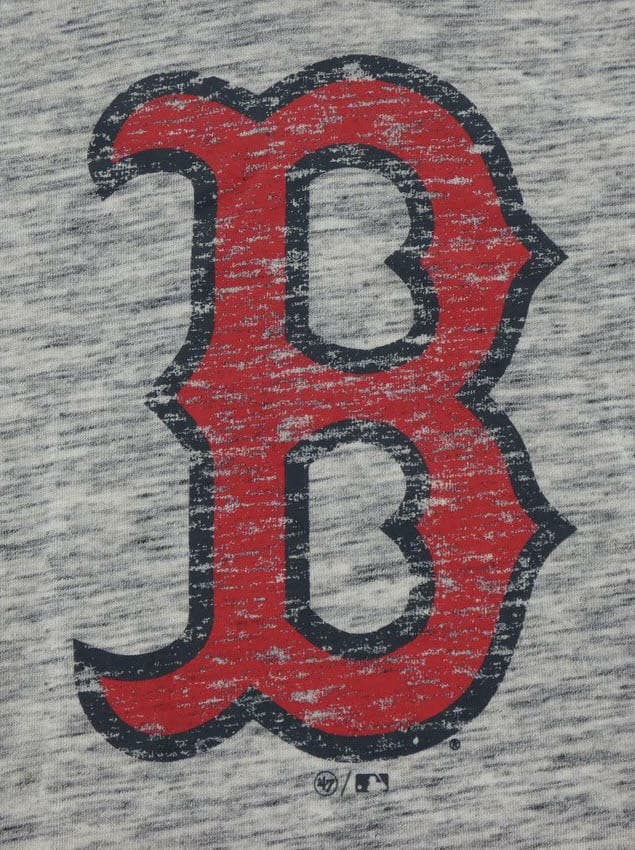 '47 Brand Women's Boston Red Sox Haze Split Hem T-shirt S M L XL MSRP $38 - Thumbnail 3