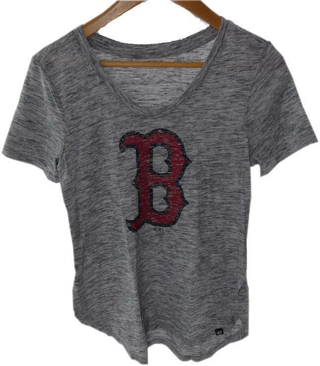'47 Brand Women's Boston Red Sox Haze Split Hem T-shirt S M L XL MSRP $38 - Thumbnail 5