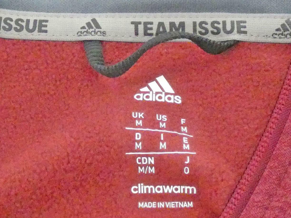 Adidas Men's Arizona State Sun Devils Climawarm 1/4 Zip Pullover Jacket Maroon M - Thumbnail 6
