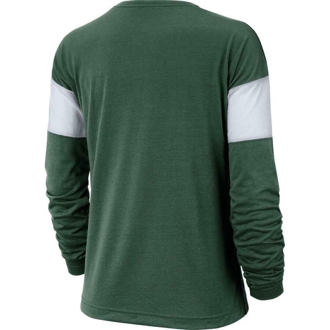 Nike Women's Green Bay Packers Breathe Long Sleeve T-Shirt Green S M - Thumbnail 3