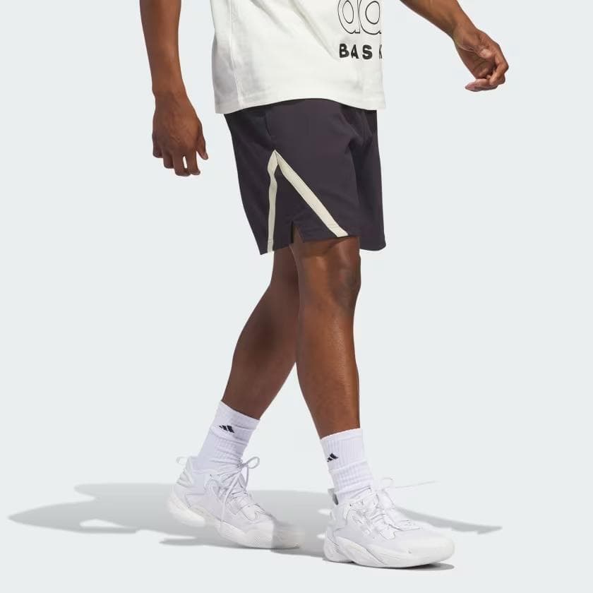 adidas Men's Select Mesh Basketball Shorts Black XX-Large $56 Value - Thumbnail 6