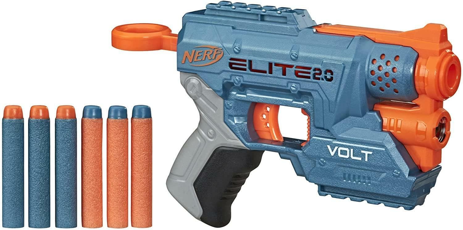 NERF Elite 2.0 Volt SD-1 Blaster 6 Official Darts Light Beam Targeting - Thumbnail 5