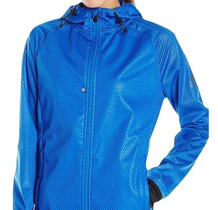 adidas Women's Climastorm Full Zip Water Repellent Training Jacket M $110 Value - Thumbnail 2