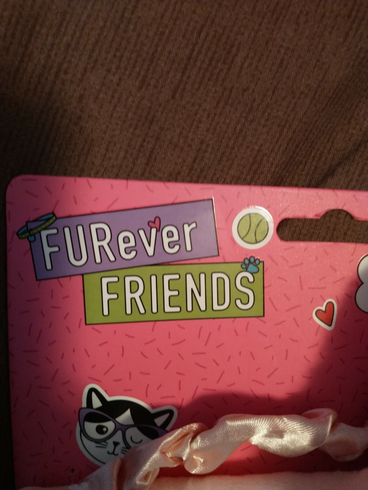 FURrever Friends Sleepover Set Plush Eye Mask & Socks Pink Cat PJ Accessory - Thumbnail 4