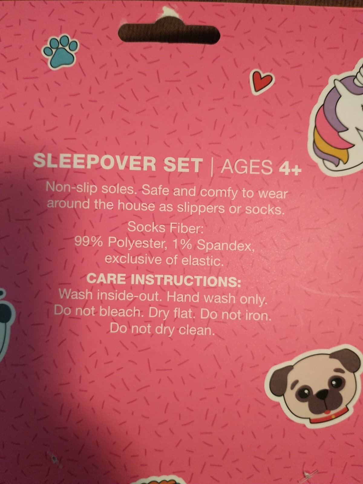 FURrever Friends Sleepover Set Plush Eye Mask & Socks Pink Cat PJ Accessory - Thumbnail 6