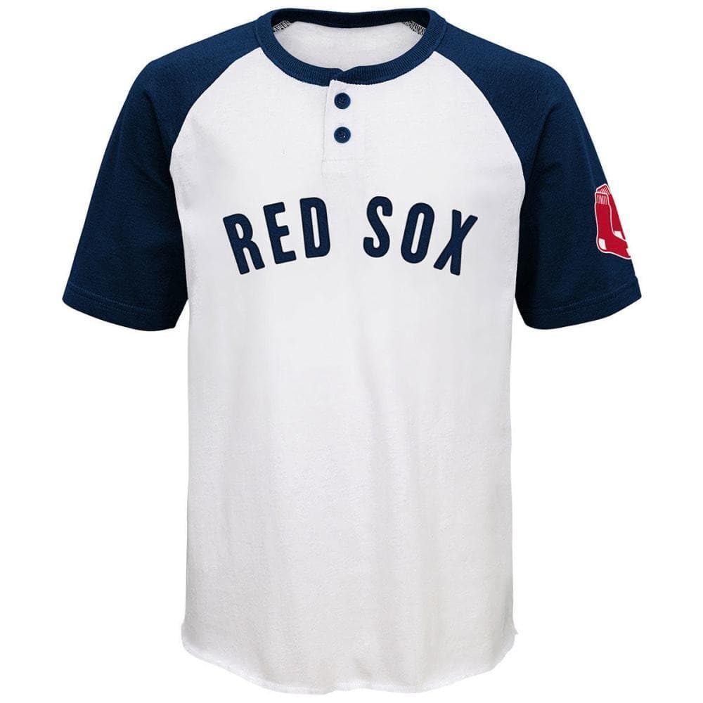 MLB Merchandise Boston Red Youth Game Day Two Button Jersey T-Shirt Medium - Thumbnail 4