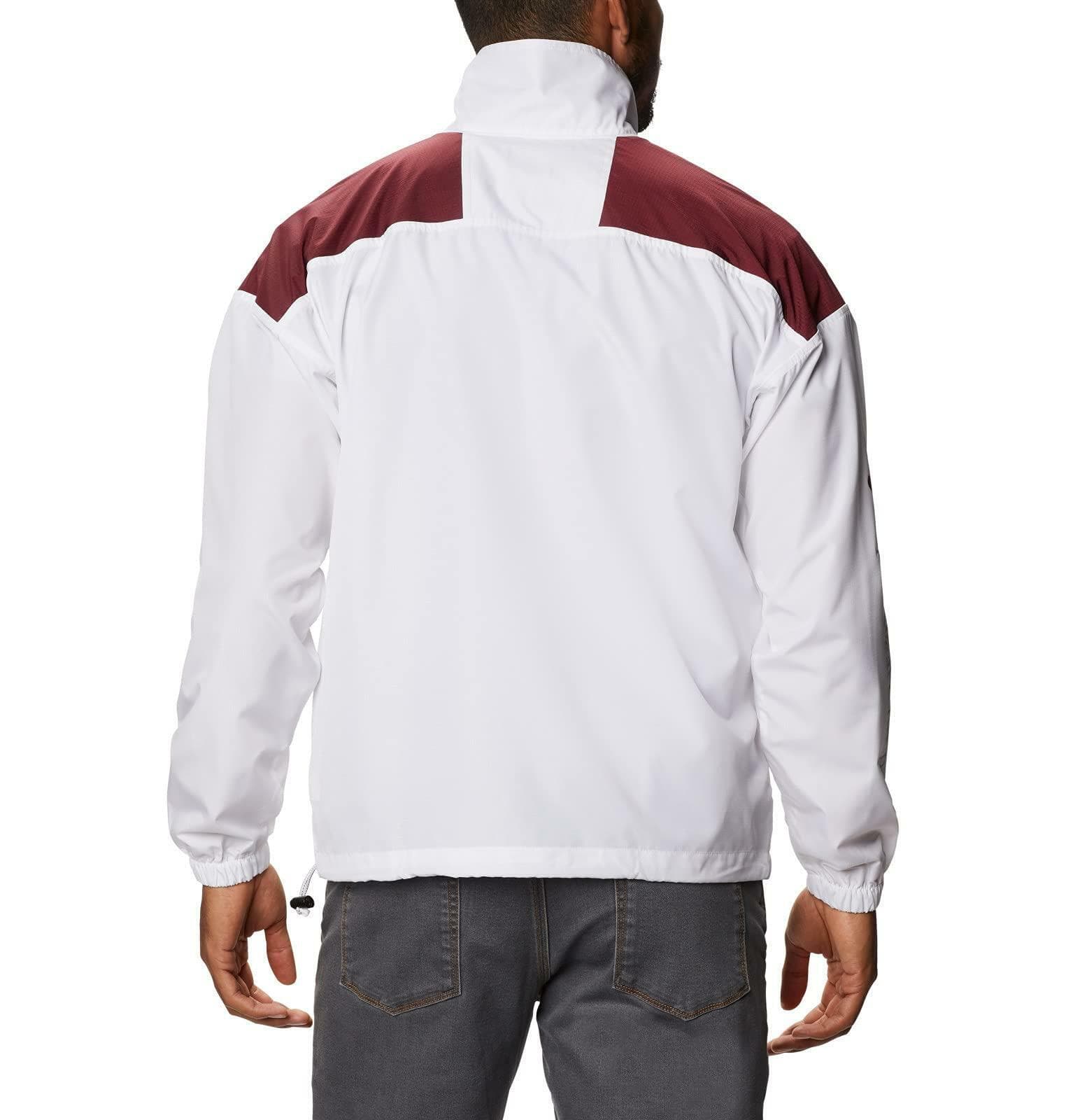Columbia Men's Texas A&M Aggies Quarter Zip Pullover Anorak Jacket XXL - Thumbnail 3