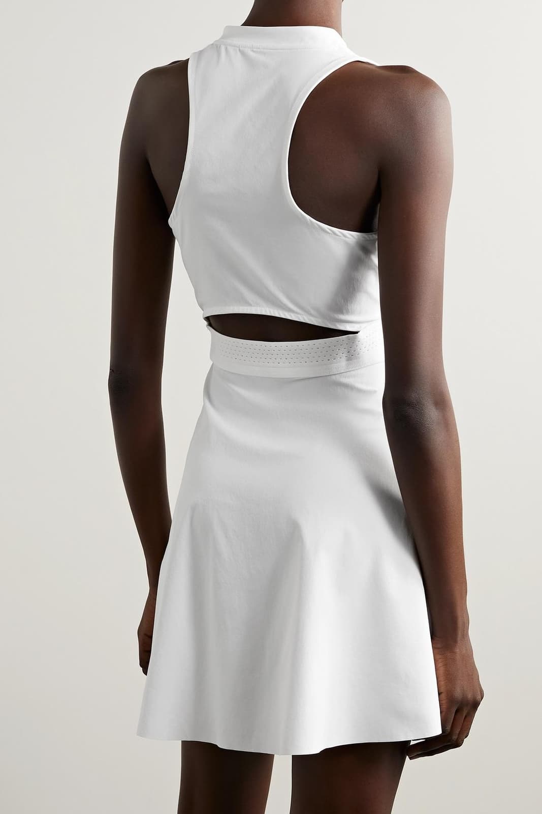 Nike Dri-FIT Advantage Women's Dress Lightweight Breathable Large White - Thumbnail 9