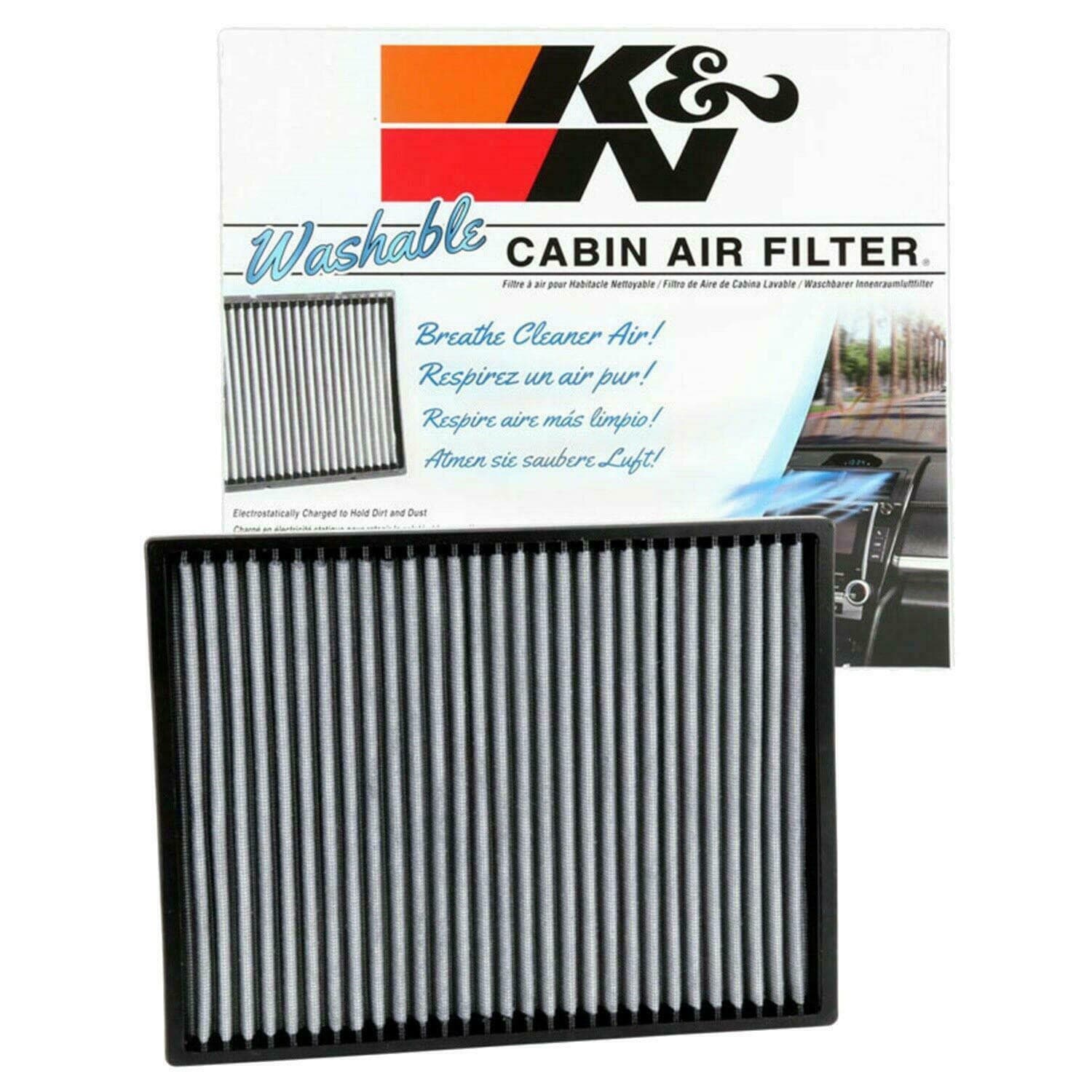 K&N Premium Cabin Air Filter: High Performance, Washable, Clean Airflow, VF2006 - Thumbnail 9