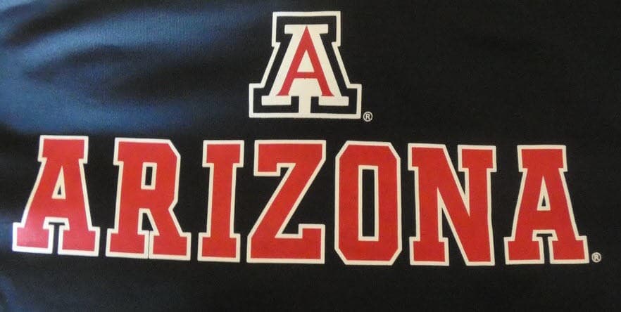 Colosseum Men's Arizona Wildcats Performance Polyester Surge Hoodie Blue Medium - Thumbnail 5