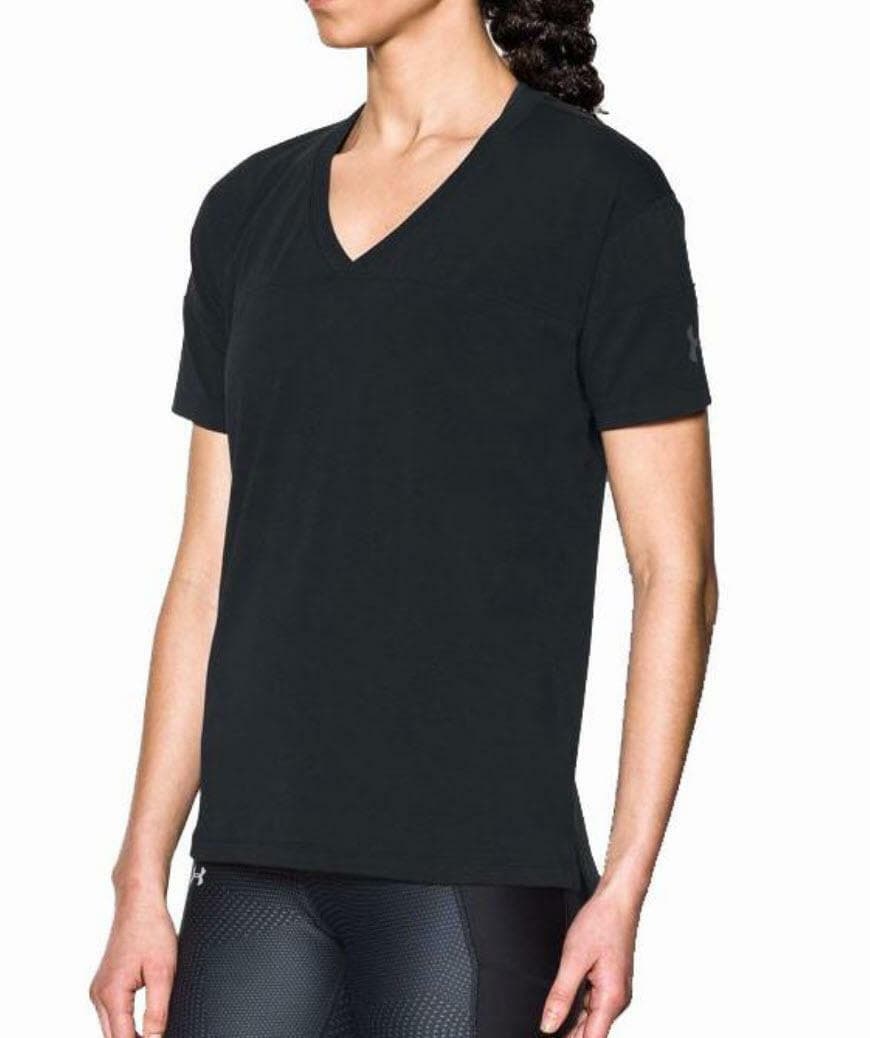 Under Armour Women's Favorite Logo Short Sleeve T-shirt Black Medium - Thumbnail 2