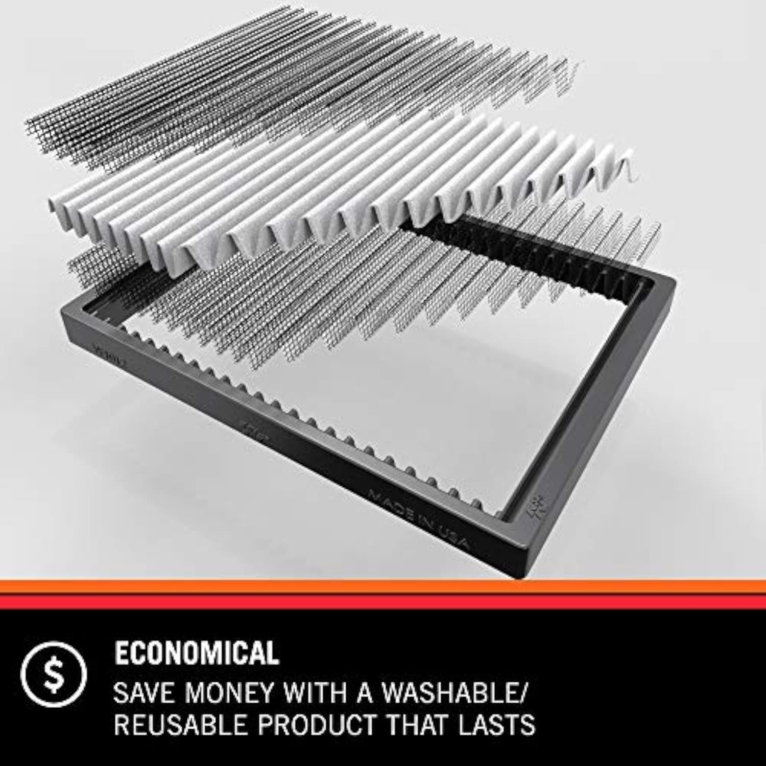 K&N Premium Cabin Air Filter: High Performance, Washable, Clean Airflow, VF2006 - Thumbnail 5