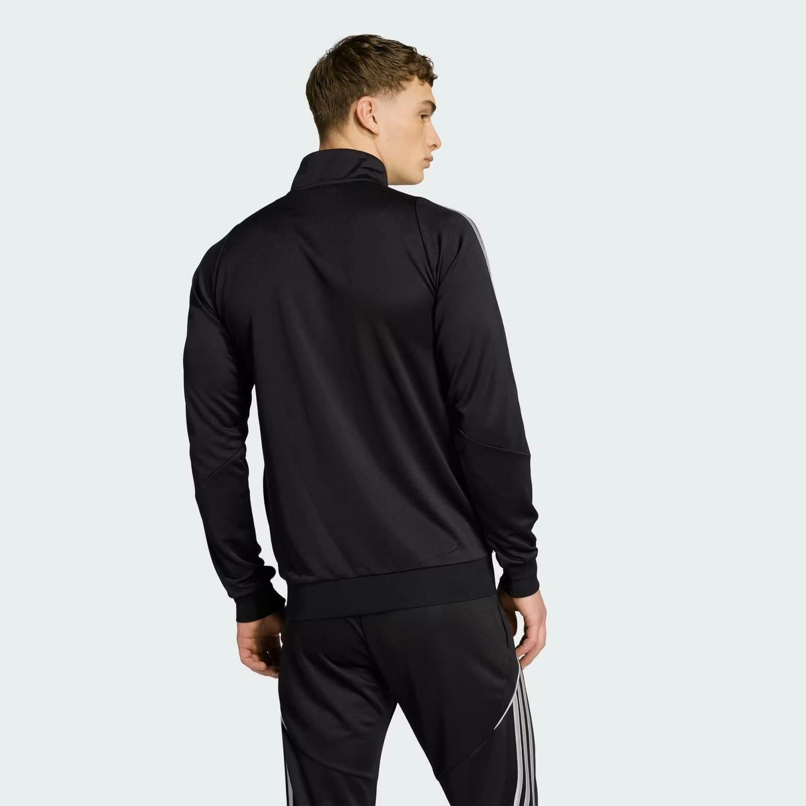 Adidas Men's Tiro Aeroready Full-Zip Training Jacket Black Large $65 Value - Thumbnail 2