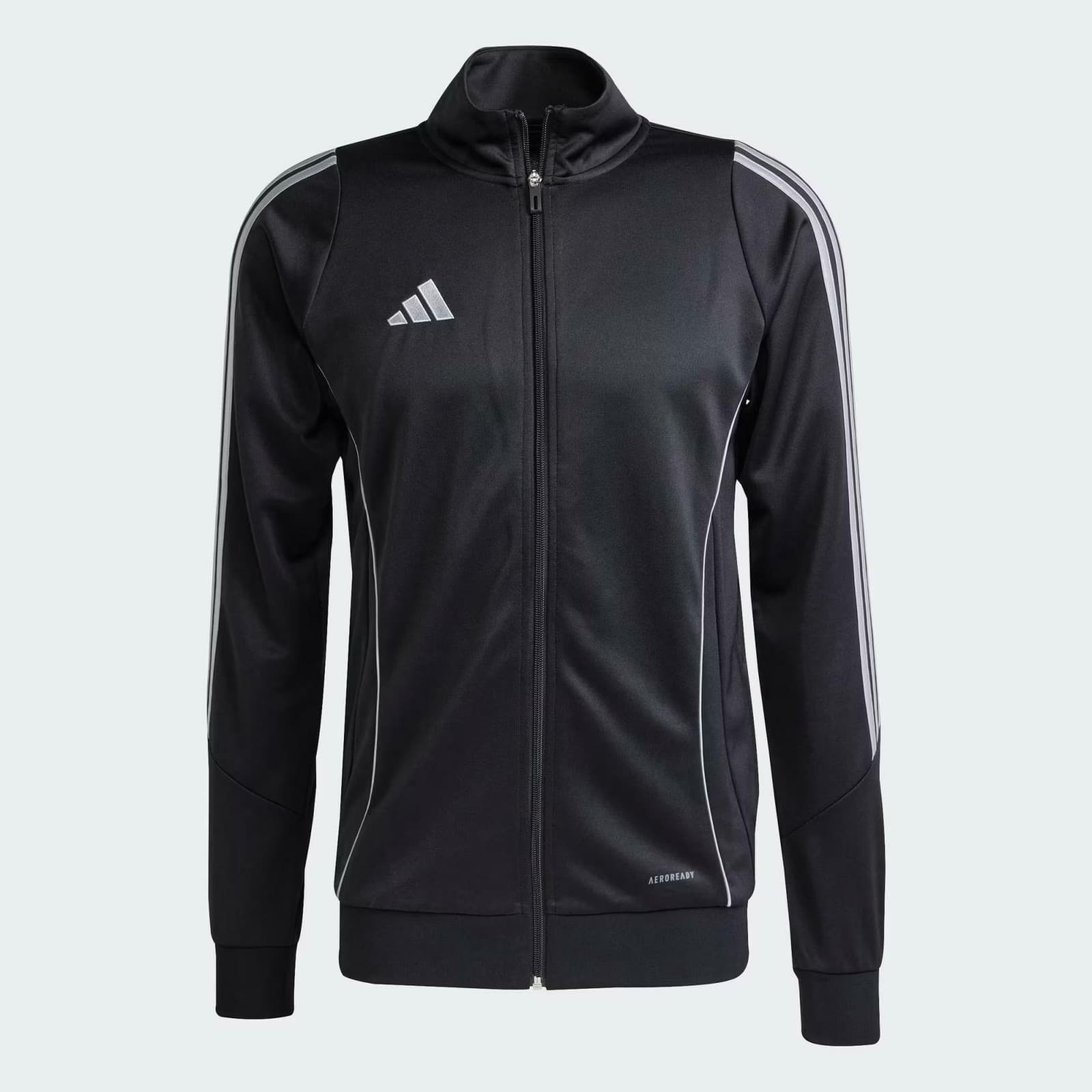 Adidas Men's Tiro Aeroready Full-Zip Training Jacket Black Large $65 Value - Thumbnail 5