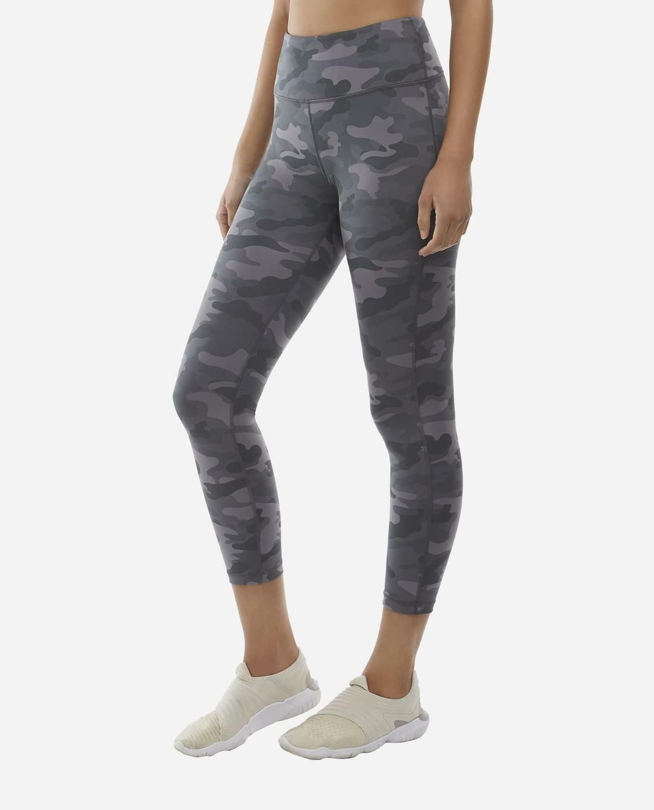 Danskin Women's Moisture Wicking Printed High Rise 7/8 Leggings Urban Camo XL - Thumbnail 4
