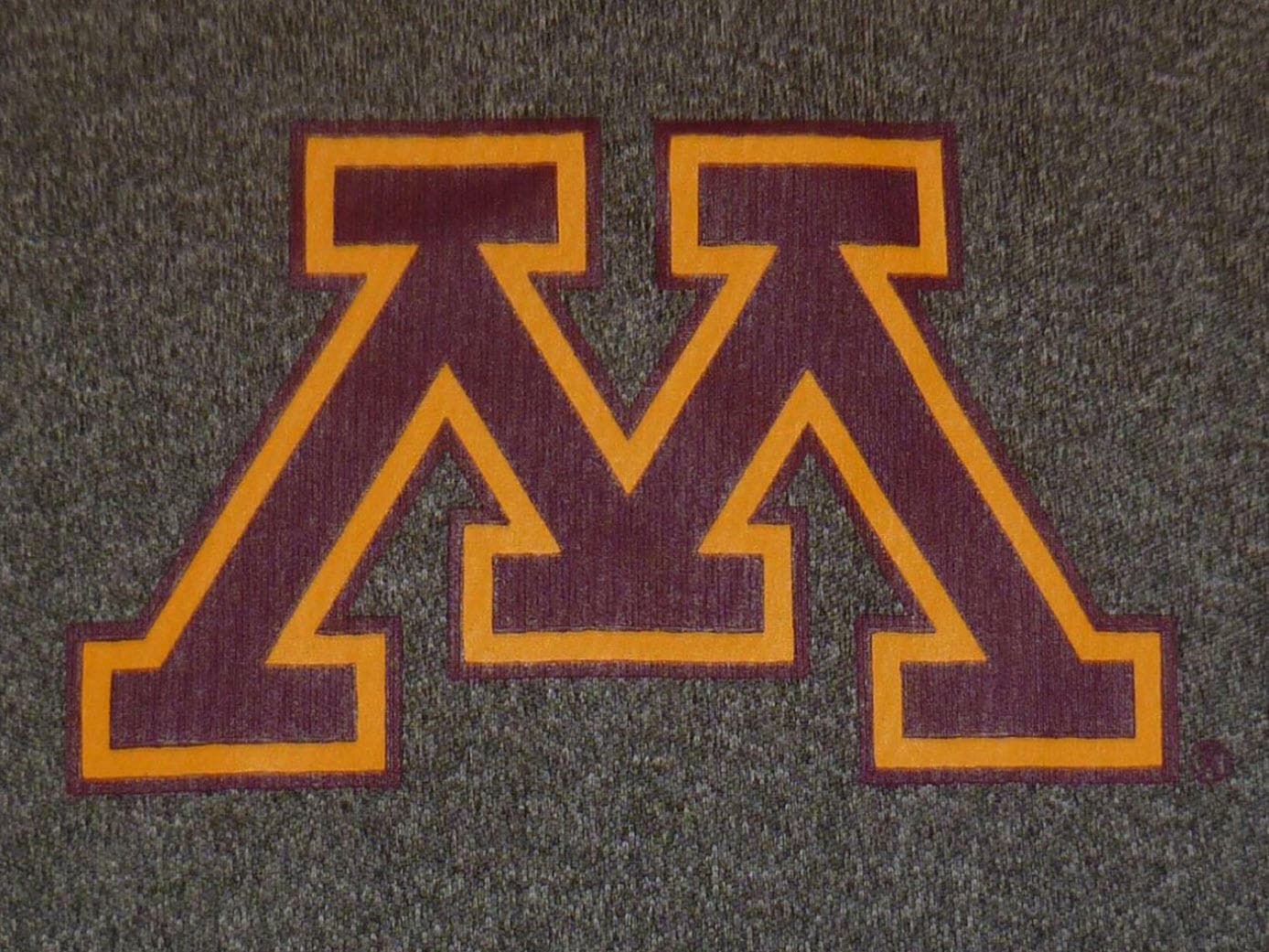 Campus Heritage Men's Minnesota Gophers Performance Circuit T-shirt Gray Medium - Thumbnail 4