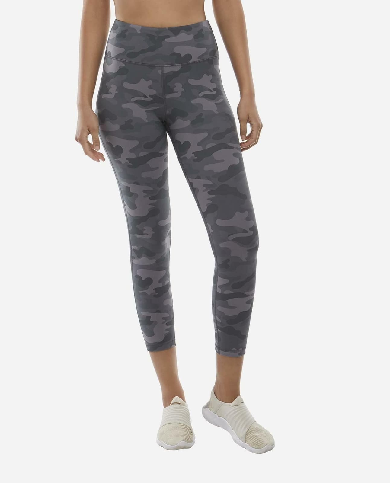 Danskin Women's Moisture Wicking Printed High Rise 7/8 Leggings Urban Camo XL - Thumbnail 3