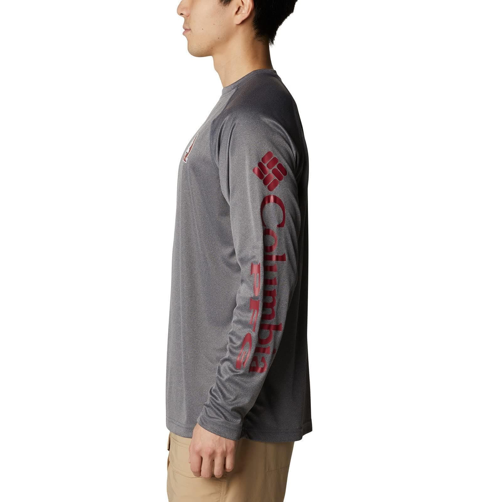 Columbia Men's Florida State Seminoles Terminal Tackle Long Sleeve PFG Shirt XLT - Thumbnail 2
