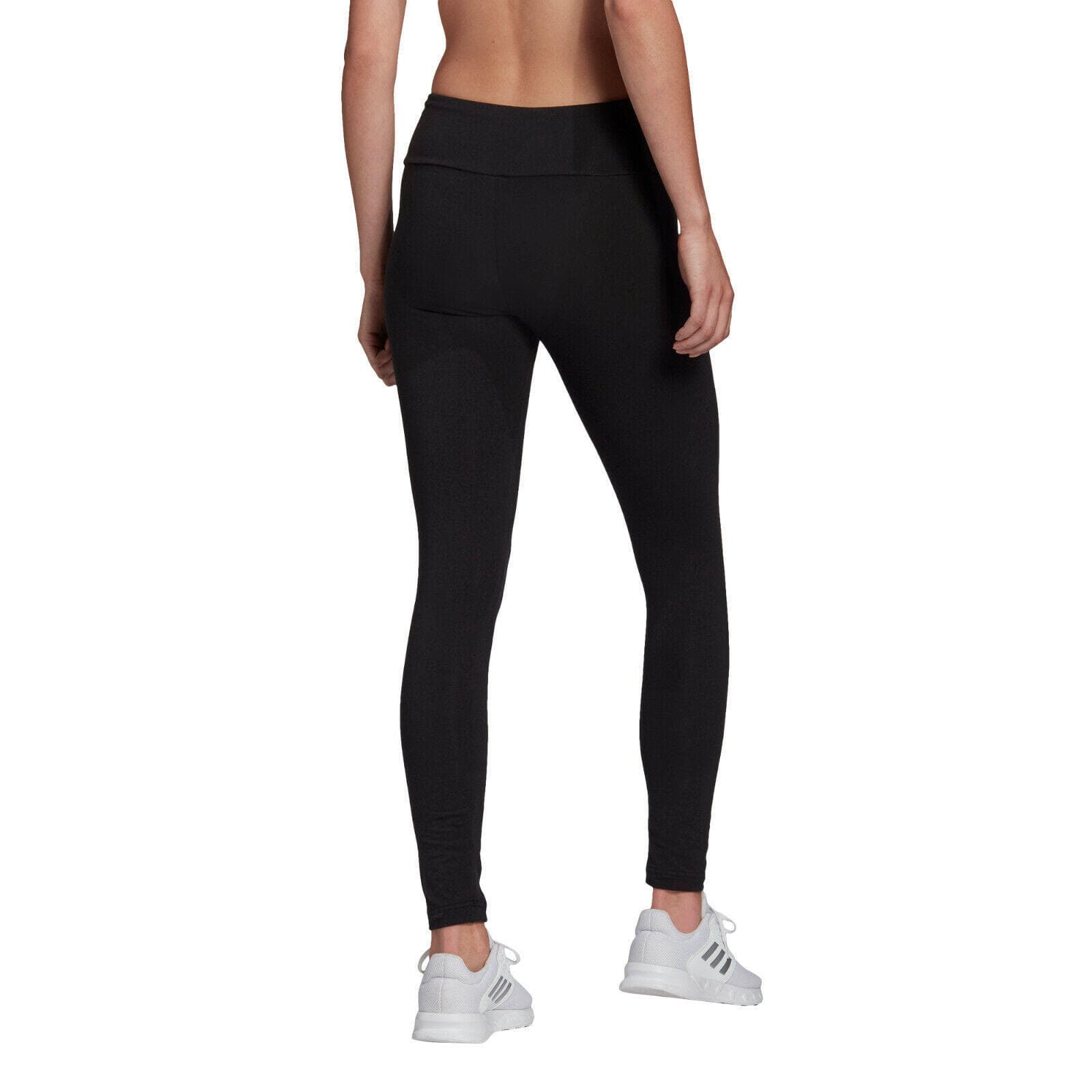 adidas Women's Loungewear Essentials High-waisted Logo Leggings Black S M L - Thumbnail 2