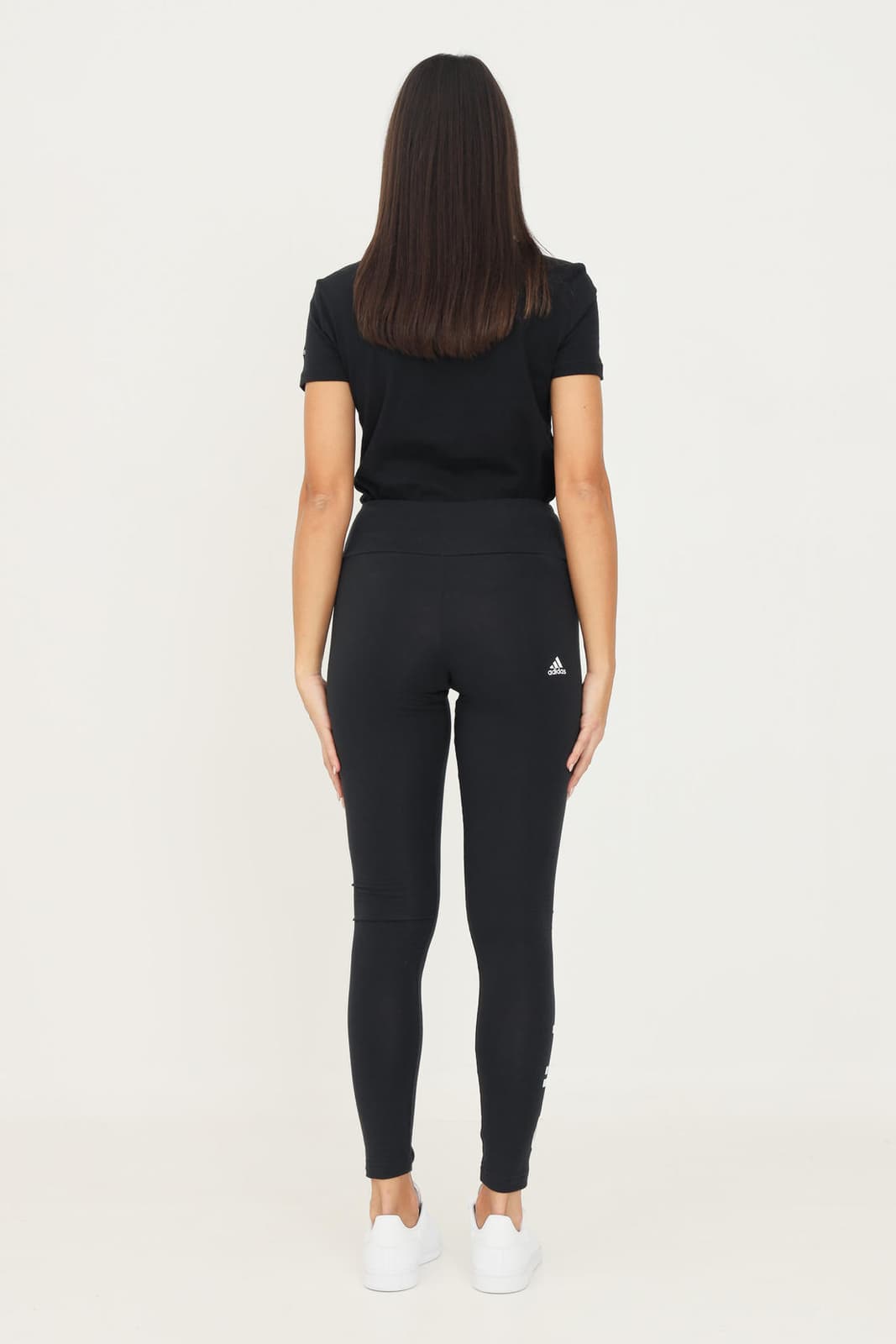 adidas Women's Loungewear Essentials High-waisted Logo Leggings Black S M L - Thumbnail 8