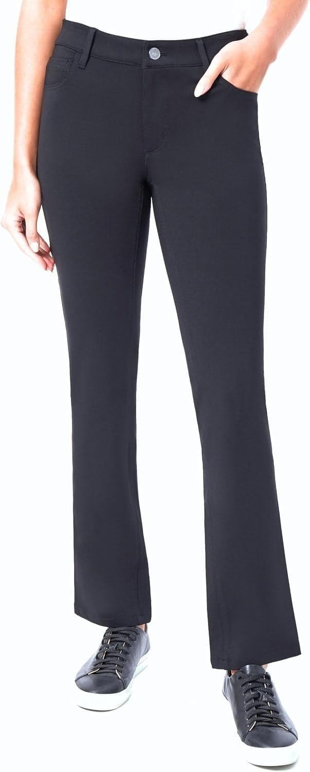 Jones New York Women's Lexington Stretch Compression Pants Black 12 - Thumbnail 4