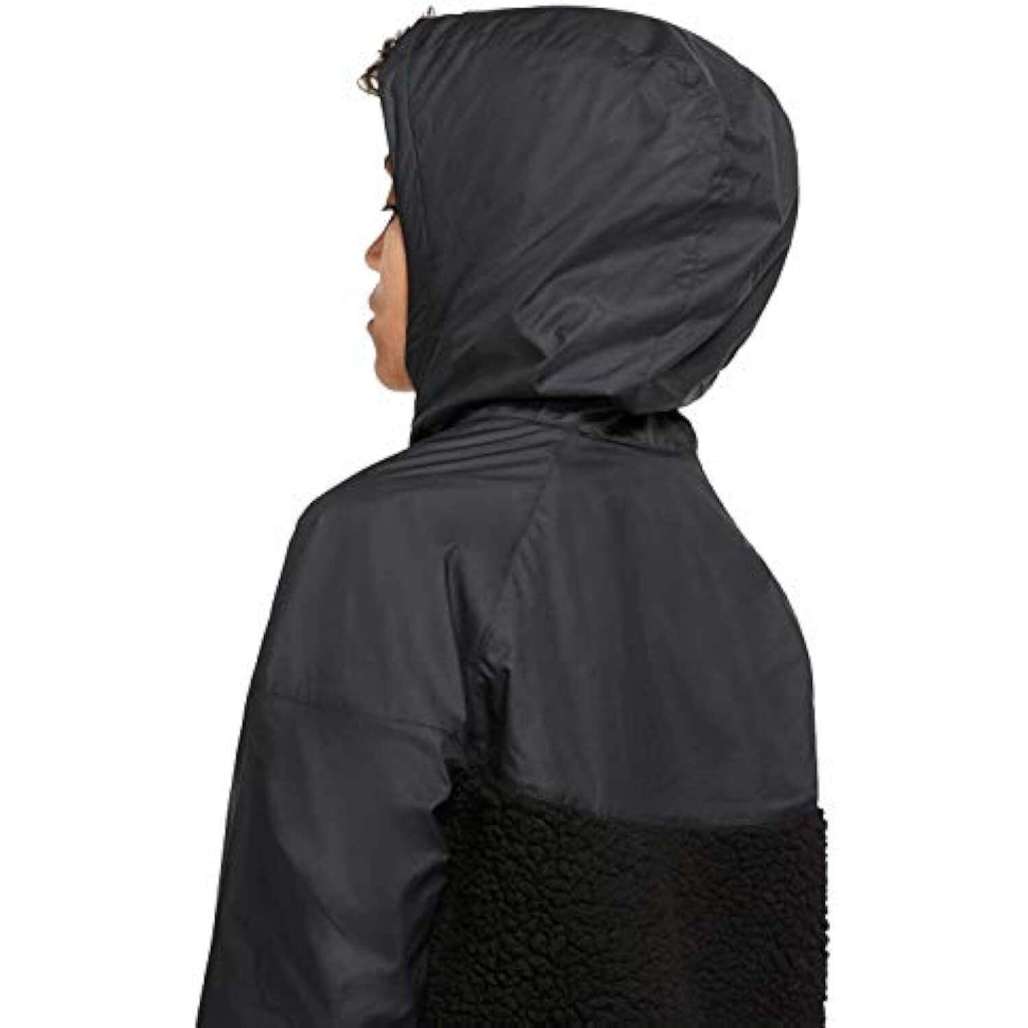 Nike Boys' Sherpa Windrunner Full-Zip Fleece Jacket Black Large $95 Value - Thumbnail 5