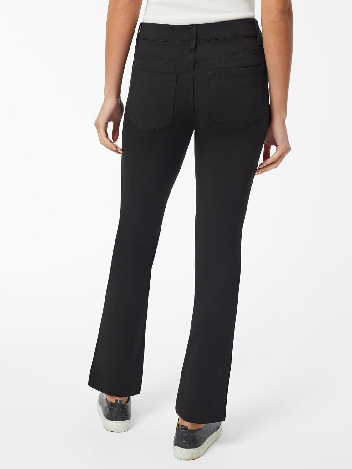 Jones New York Women's Lexington Stretch Compression Pants Black 12 - Thumbnail 2