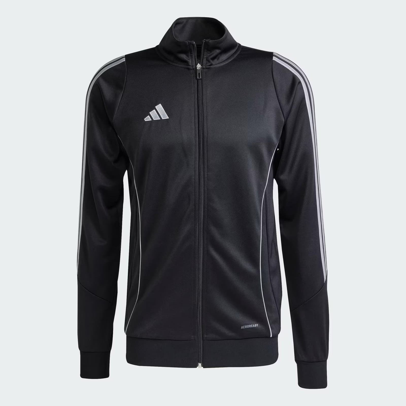 Adidas Men's Tiro Aeroready Full-Zip Training Jacket Black X-Large $65 Value - Thumbnail 5