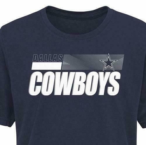 Nike Boy's Dallas Cowboys Dri-Fit Team Issue Short Sleeve T-shirt Large Blue - Thumbnail 5