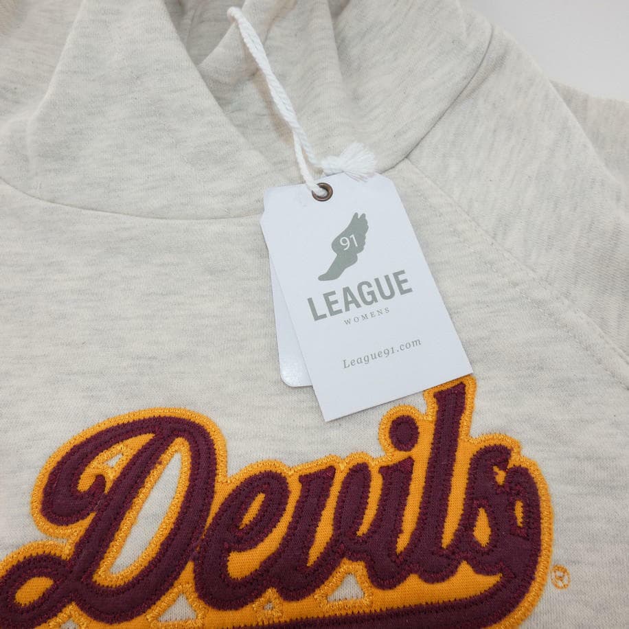 League Brand Women's Arizona State University Sun Devils Academy Hoodie Large - Thumbnail 8