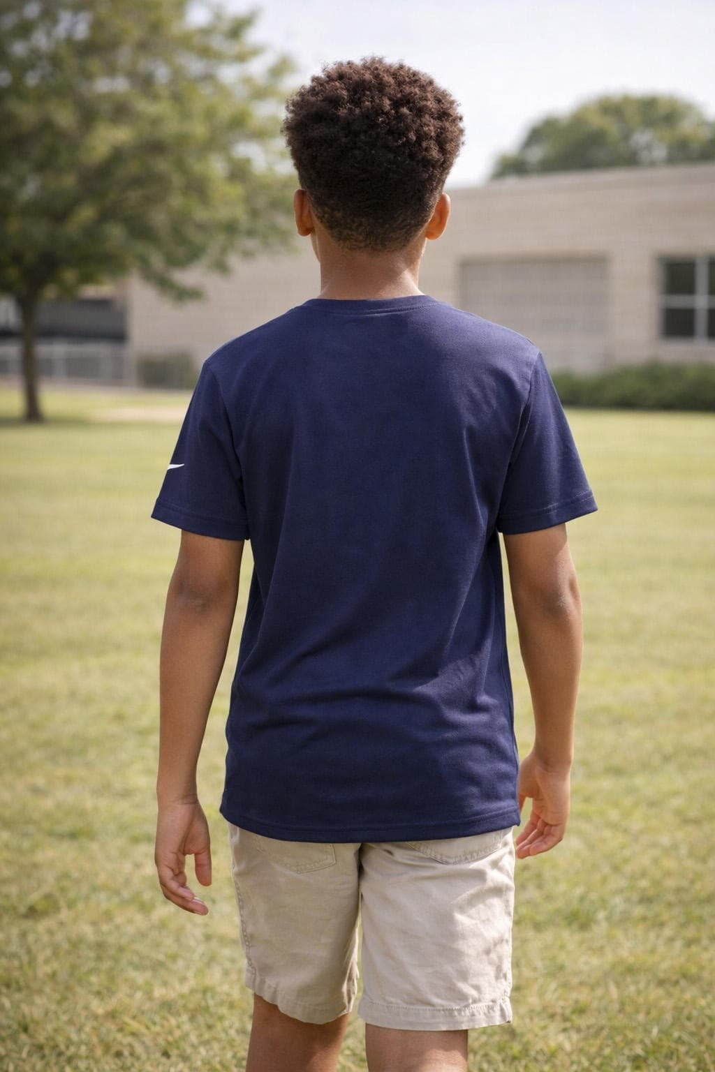 Nike Boy's Dallas Cowboys Dri-Fit Team Issue Short Sleeve T-shirt Large Blue - Thumbnail 3