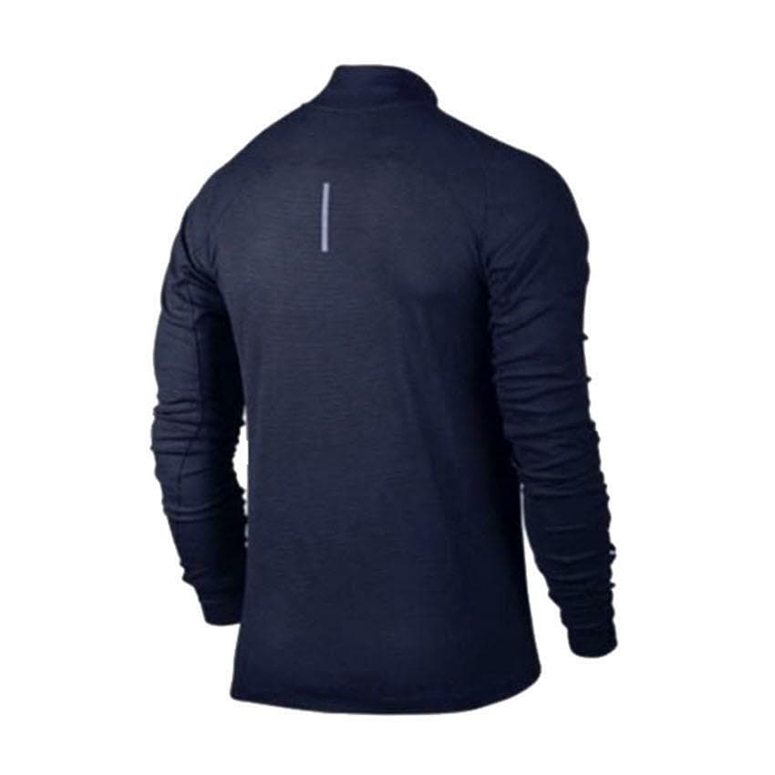 Nike Men's Aeroreact Half-Zip Long Sleeve Training Jacket Blue Large MSRP $130 - Thumbnail 2
