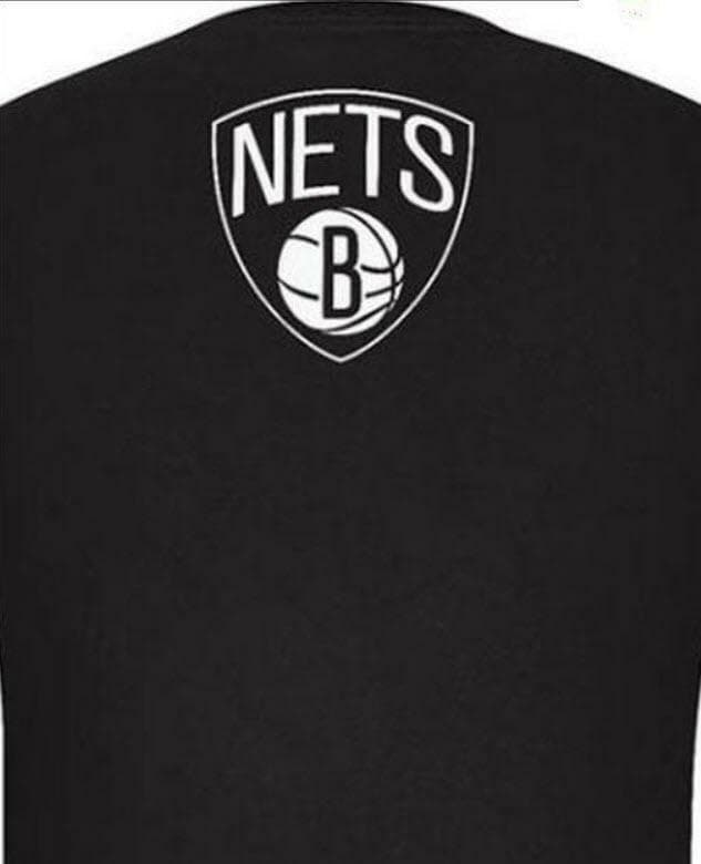 Adidas Men's Brooklyn Nets NBA Short Sleeved Camo Filled T-shirt Black Medium - Thumbnail 4