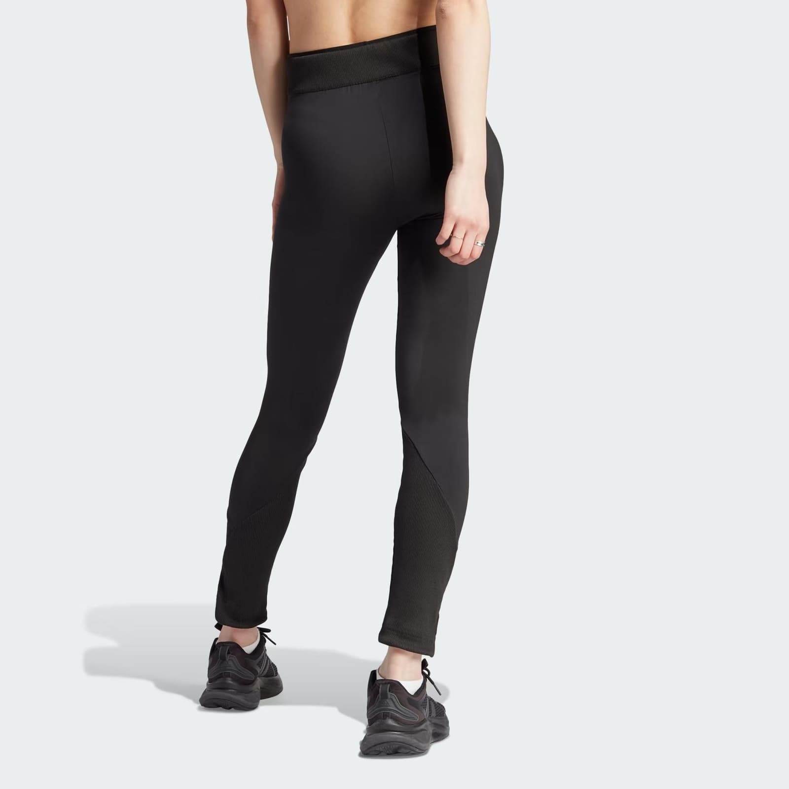adidas Women's Z.N.E. High Rise Aeroready Leggings Black X-Large - Thumbnail 3