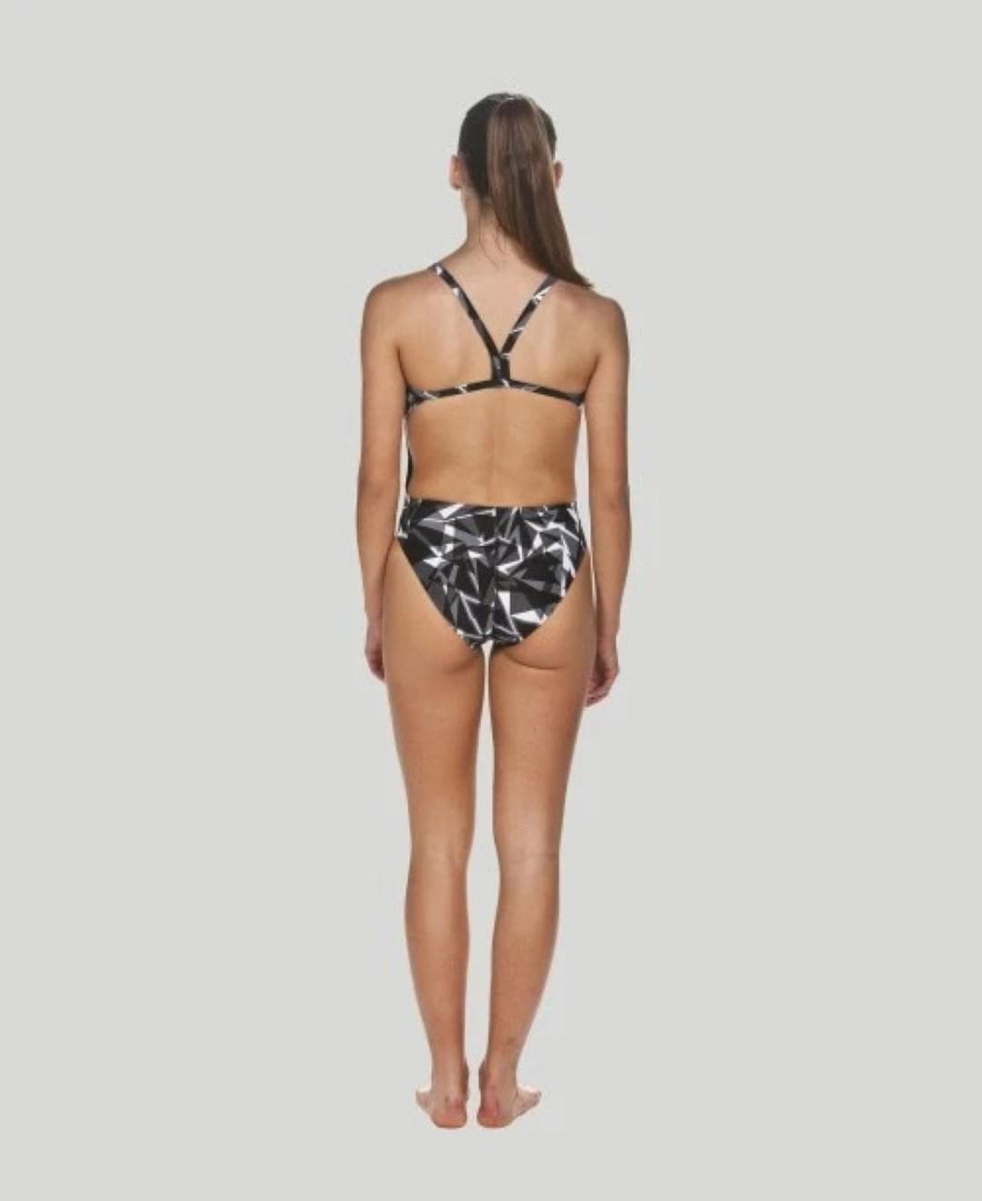 Arena Women's Girl's Shattered Glass Light Drop Back MaxLife Swimsuit Size 22 - Thumbnail 8