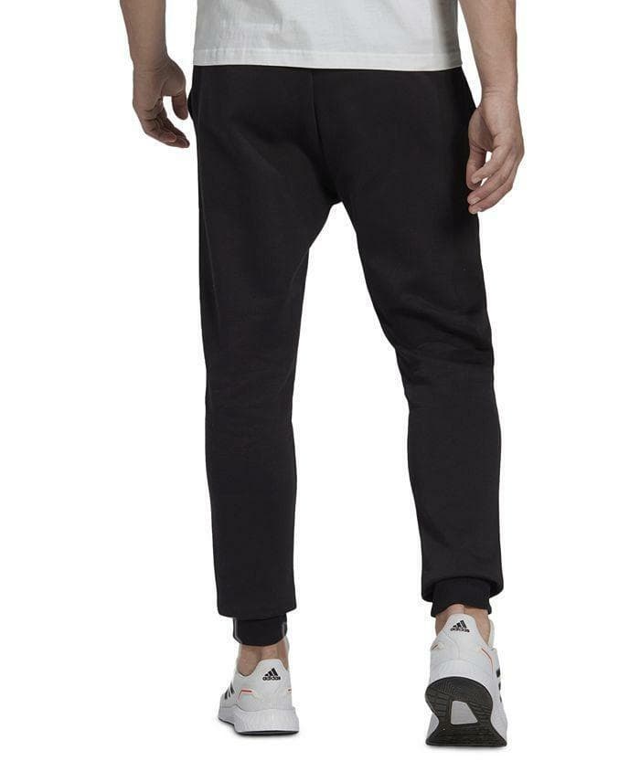 Adidas Men's Essentials Feel Cozy Jogger Fleece Pants Black X-Large $60 Value - Thumbnail 2