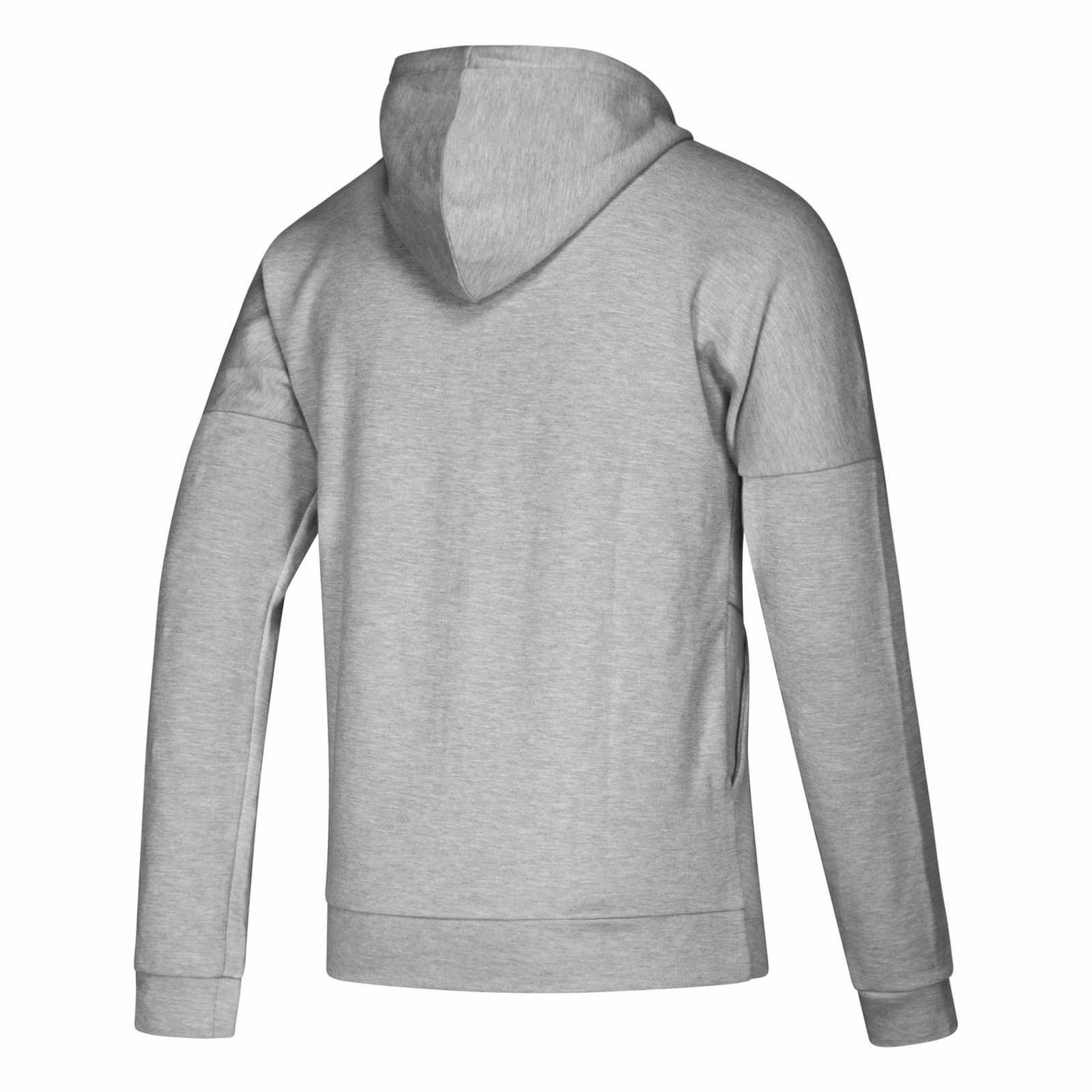 adidas Men's Indiana Hoosiers Stadium ID Heavy Duty Full Zip Hoodie Gray 2XL - Thumbnail 2