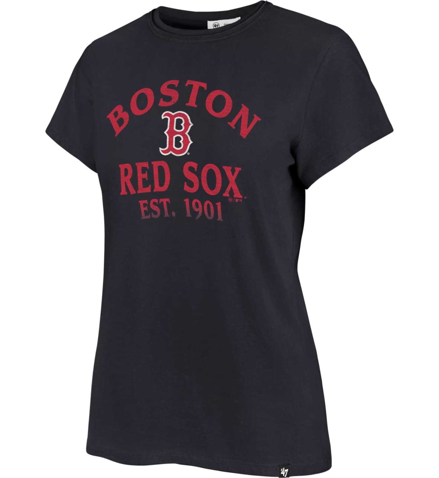 '47 Brand Women's Boston Red Sox Frankie T-Shirt Blue Fade Small Medium Large - Thumbnail 3