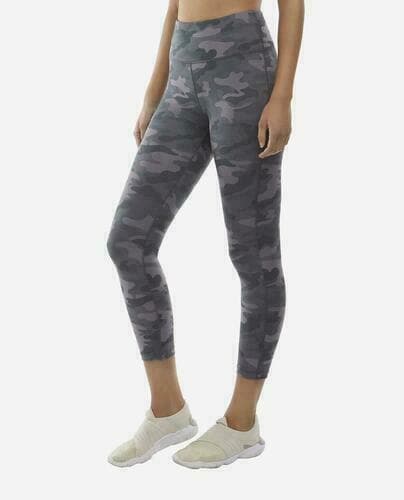 Danskin Women's Moisture Wicking High Rise 7/8 Leggings Urban Camo Medium - Thumbnail 3