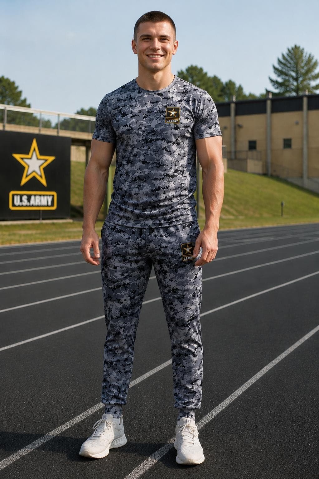 Forman Mills Men's US Army Urban Digital Camouflage Graphic Joggers Pants XL - Thumbnail 6