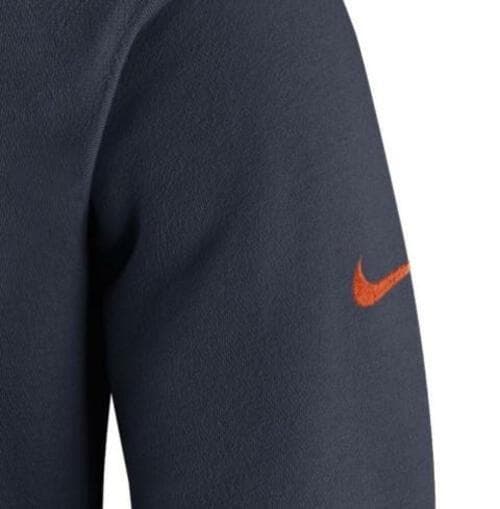 Nike Men's Chicago Bears Club Pullover Stadium Crew Sweatshirt Navy Blue Medium - Thumbnail 4