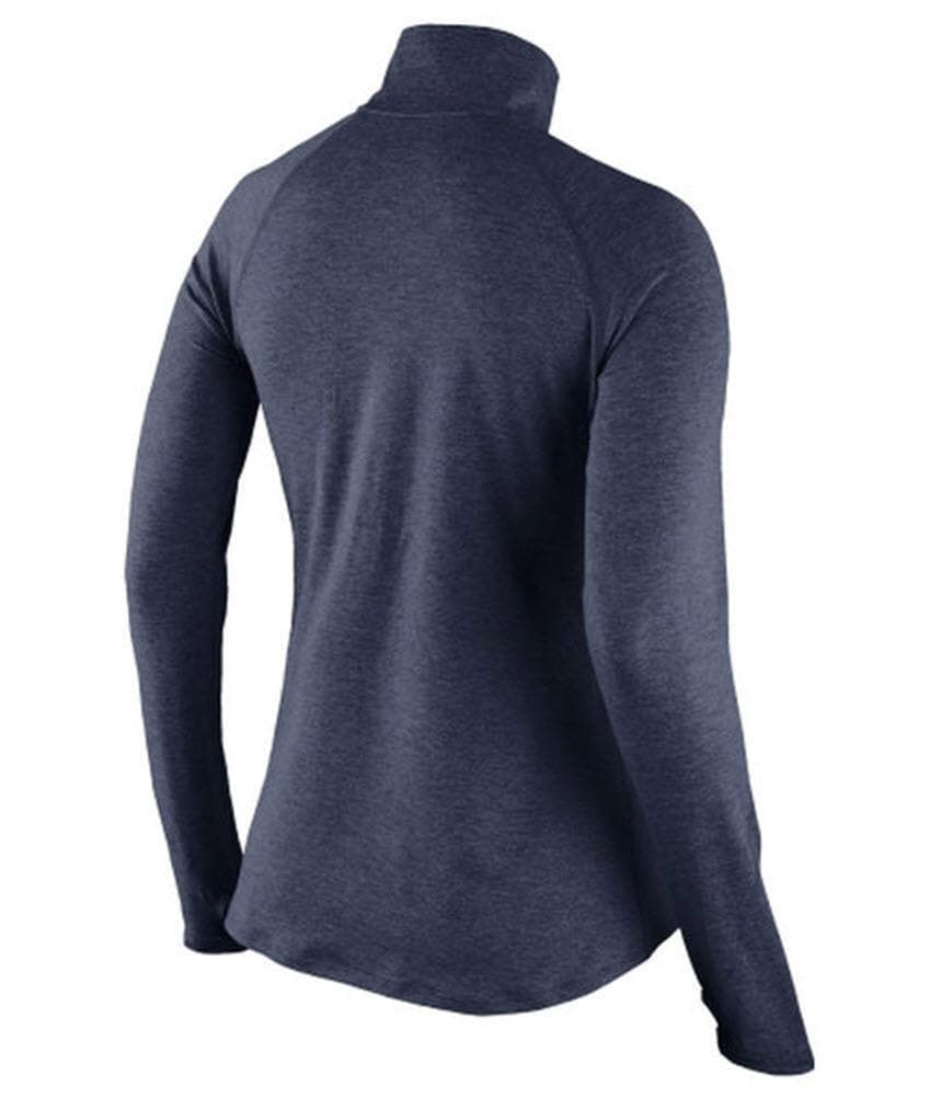 Nike Women's Los Angeles Rams Quarter Zip Element Training Top Blue Large - Thumbnail 2