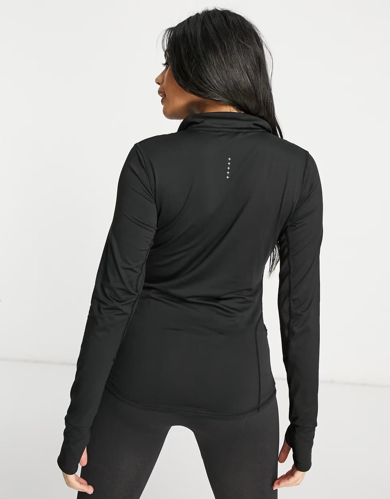 Puma Women's DryCell Favorite Running Quarter Zip Pullover Top Black X-Large - Thumbnail 5