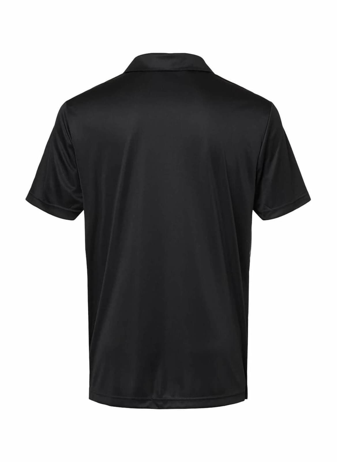Adidas Men's Performance Colorblock UV Protection Polo Black Gray M L XL - Thumbnail 2