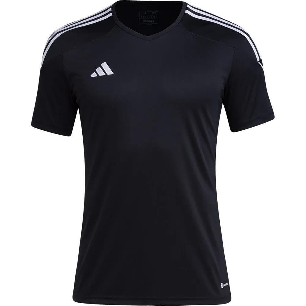 Adidas Men's Tiro AeroReady Short Sleeve Training Jersey Black Large $50 Value - Thumbnail 4